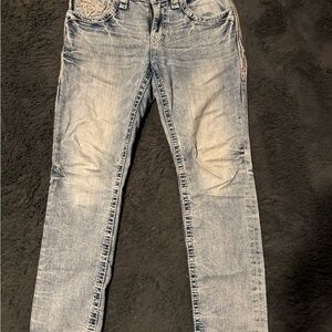 Rock Revival Gargoyle Slim Straight Faded Blue Men's Jeans